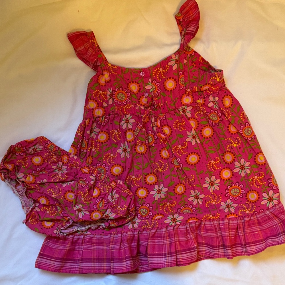 George Pink Floral Casual Kids Dress 24m